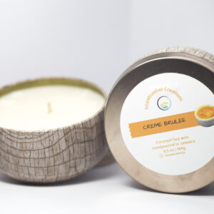 Creme Brulee candle open