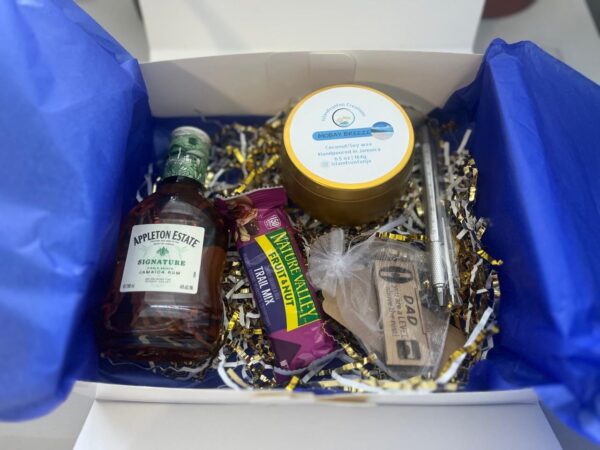 Father's day gift basket for sale in Jamaica.